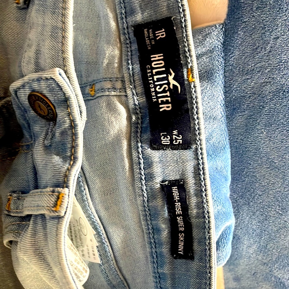 Hollister Jeans High rose super skinny w25 L30 1R